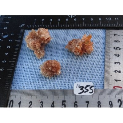 Creedite Lot de 3 Pierres Brutes 28gr50 | Minéraux Paubrasil