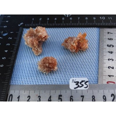 Creedite Lot de 3 Pierres Brutes 28gr50 | Minéraux Paubrasil