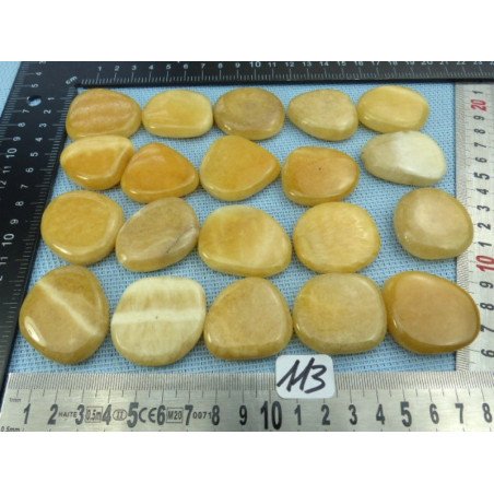 Calcite Orange Pierre Plate à l unité de 21 à 25 gr | Minéraux Paubrasil