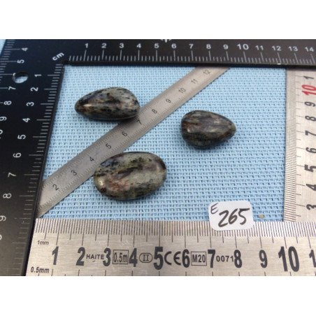 Astrophyllite véritable et rare Lot de 3 Galets Plats 29g | Minéraux Paubrasil