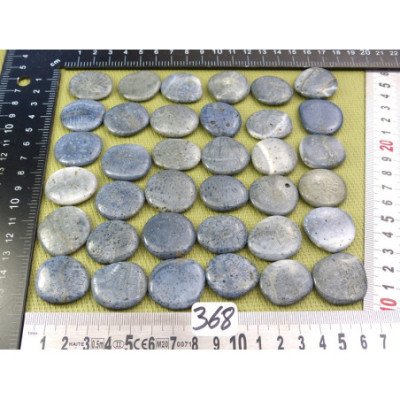 Corail Bleu Pierre Plate Mini à l unité de 27 à 28 mm | Minéraux Paubrasil