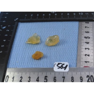 Opale de Feu Lot de 3 Pierres Brutes 5g | Minéraux Paubrasil