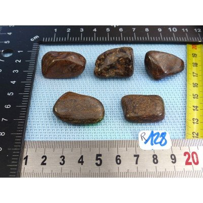 Bronzite Lot de 5 Pierres Roulées 64g | Minéraux Paubrasil