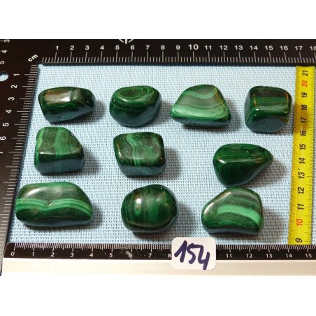 Malachite Q Extra Pierre Roulée à l unité de 34 à 39 gr | Minéraux Paubrasil