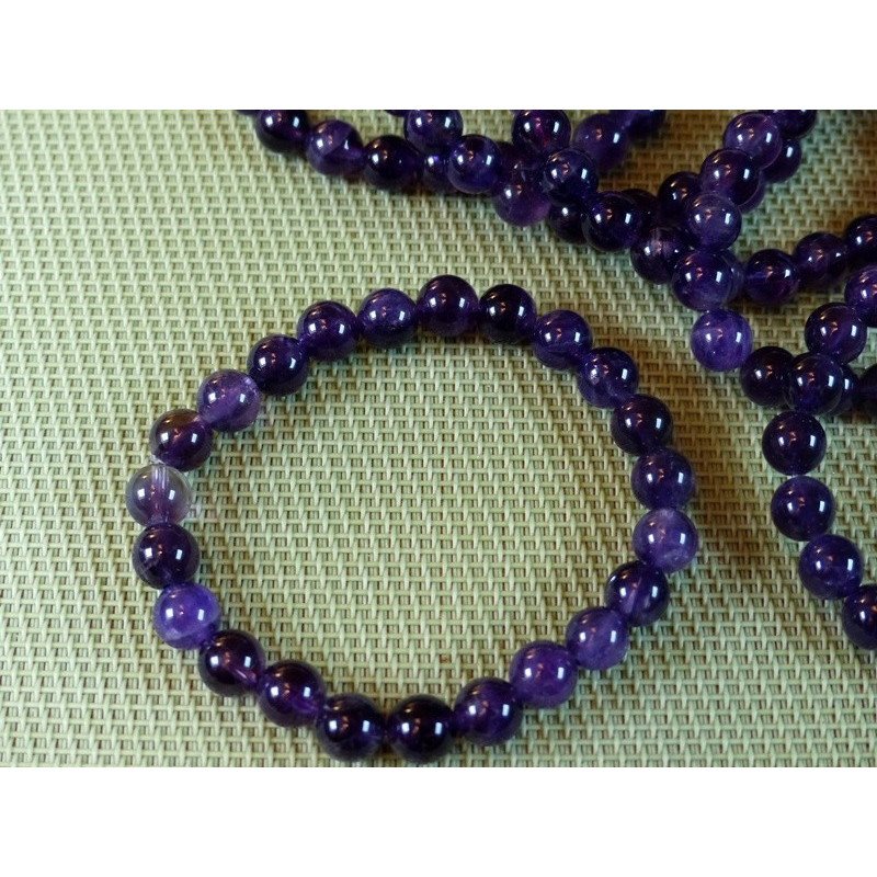 Jaspe Rouge Bracelet en Perles de 8mm | Minéraux Paubrasil