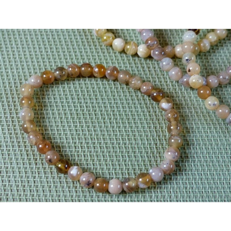 Unakite Bracelet en Perles de 6mm | Minéraux Paubrasil