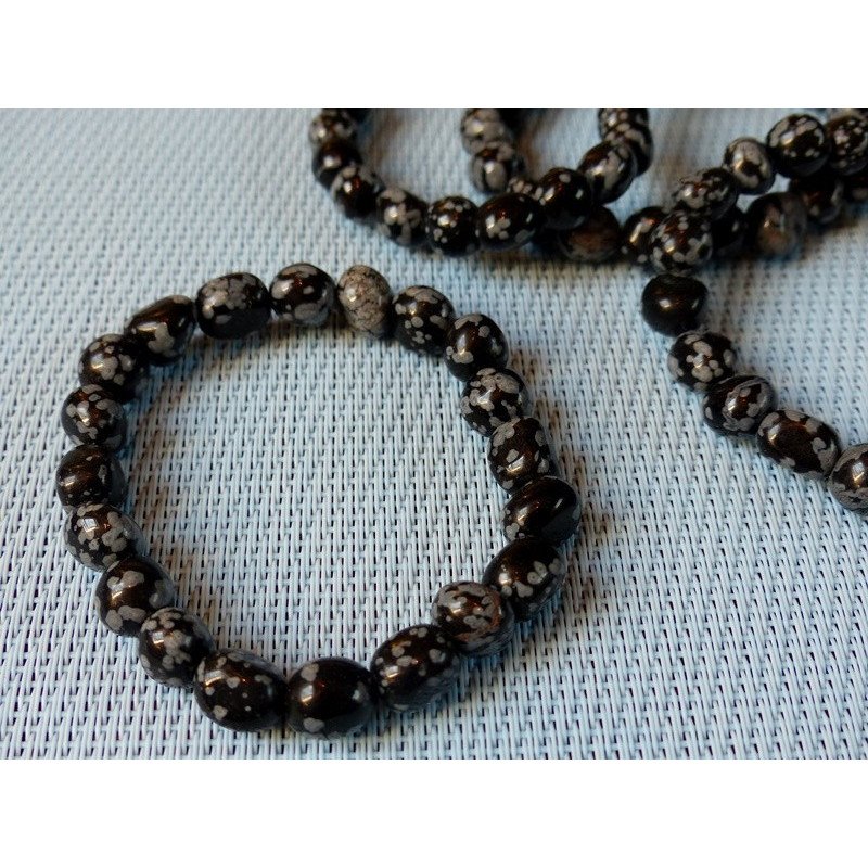 Tourmaline Bracelet Pierres Roulées | Minéraux Paubrasil