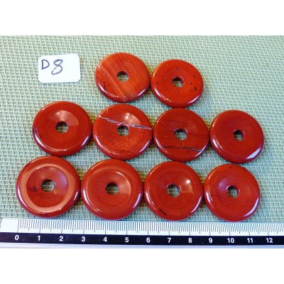Jaspe Rouge Donut Pi 3cm | Minéraux Paubrasil