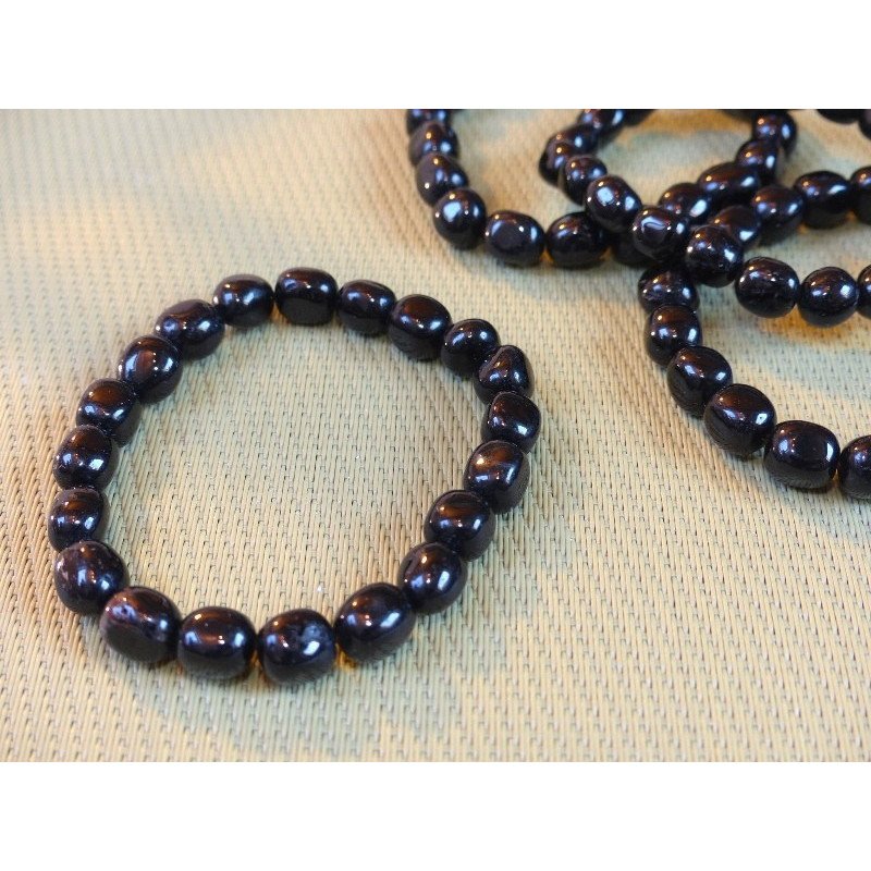 Tourmaline Bracelet Pierres Roulées | Minéraux Paubrasil