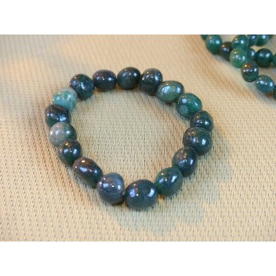 Aventurine Verte Bracelet Pierres Roulées | Minéraux Paubrasil