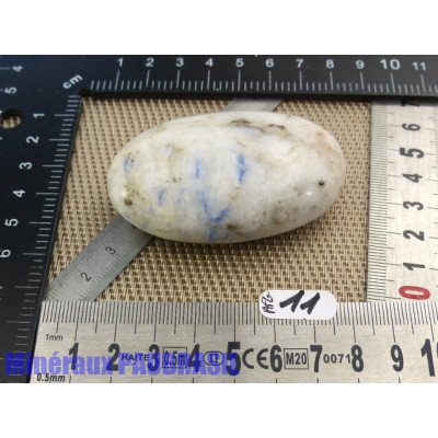 Agate du Botswana Lot de 5 Pierres Roulées Aplaties 60g | Minéraux Paubrasil