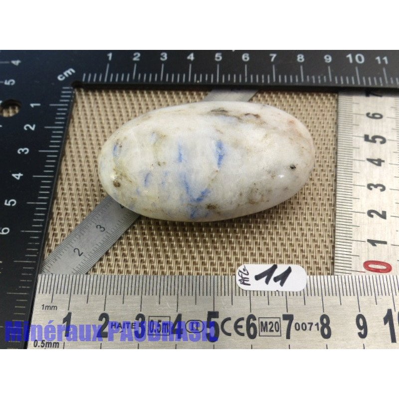 Agate du Botswana Lot de 5 Pierres Roulées Aplaties 60g | Minéraux Paubrasil
