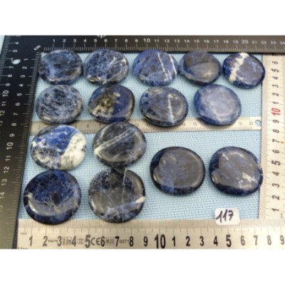 Sodalite Q Extra Pierre Plate à l unité de 23 à 25 gr | Minéraux Paubrasil