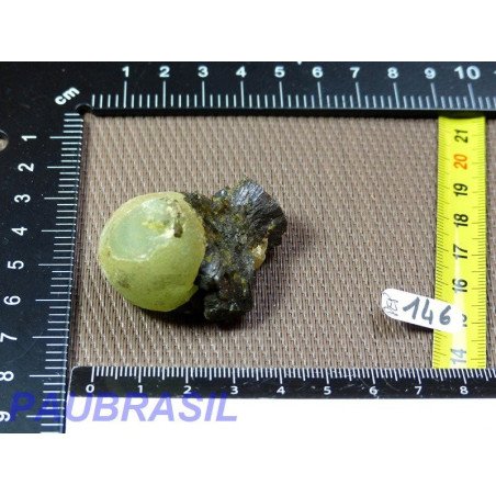 Prehnite brute sur Epidote 44gr