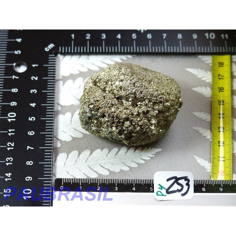 Pyrite du Pérou en pierre brute 261gr