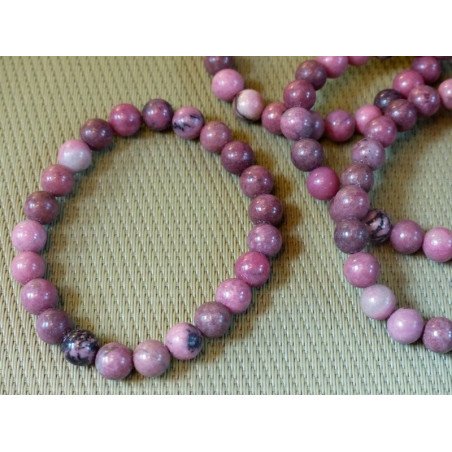 Bracelet Piémontite - Dragon Stone en perles de 8mm