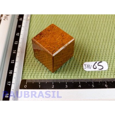 Cube poli en Jaspe Vermicelle -  Jaspe Marianne Q Extra 34g 23mm