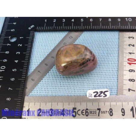 Thulite - zoïsite rouge en pierre roulée jumbo Q Extra 59g