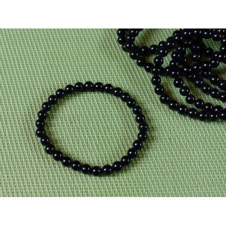 Bracelet Jaspe Dalmatien Lamparcien Q Extra en perles de 6mm