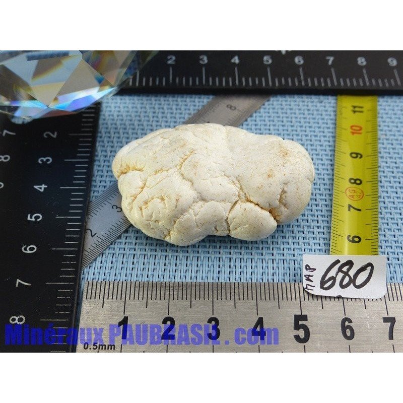 Magnésite en Pierre Semi Roulée 51g
