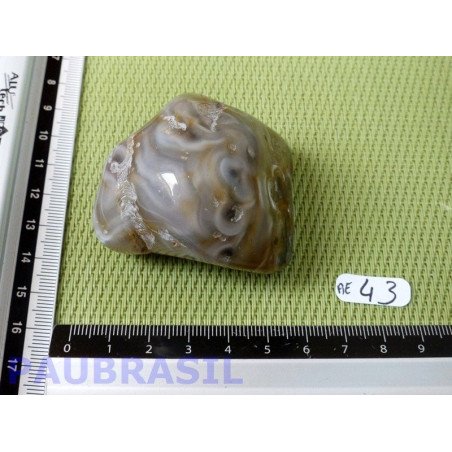Agate à Eau polie du Bresil 84g Rare