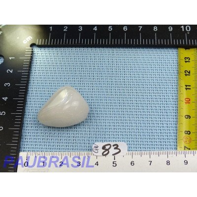 Quartz neige en pierre roulée de 19gr