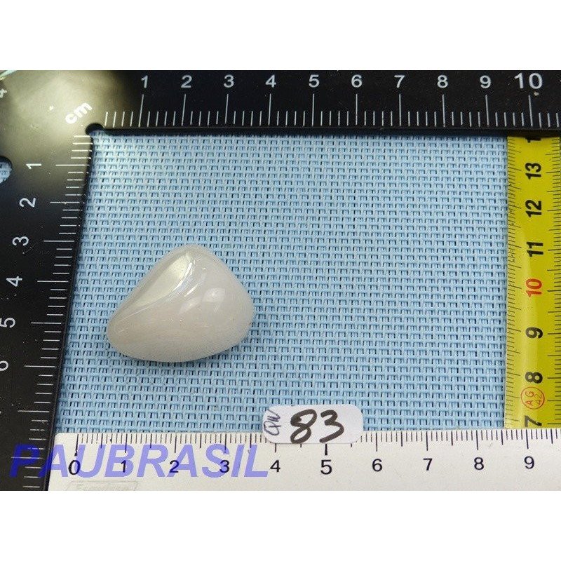Quartz neige en pierre roulée de 19gr