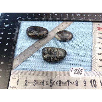Astrophyllite véritable et rare Lot de 3 Galets Plats 36g | Minéraux Paubrasil