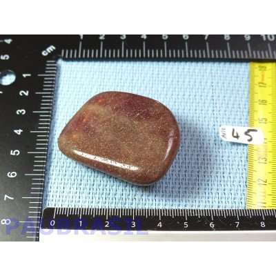 Aventurine Rouge - Quartz Fraise en galet roulé de 45g
