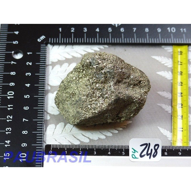 Pyrite du Pérou en pierre brute 259gr