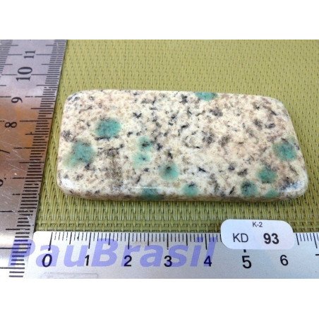 Jaspe K2 en tranche polie de 51g qualité Extra