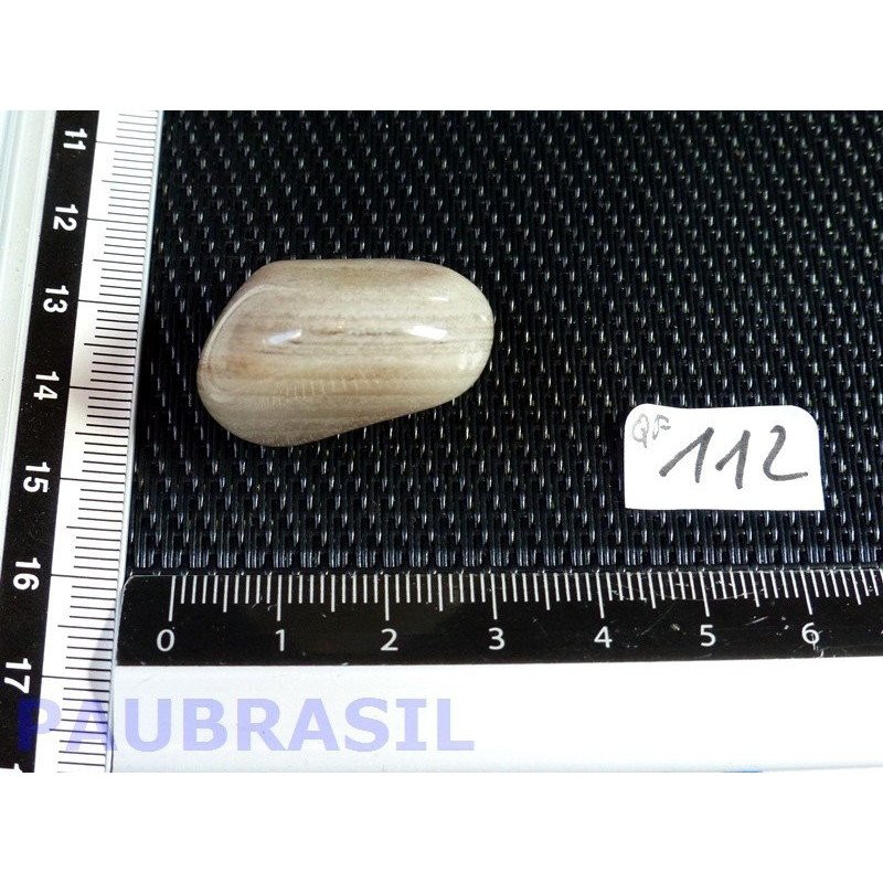 Quartz fantome en pierre roulée de 16 gr