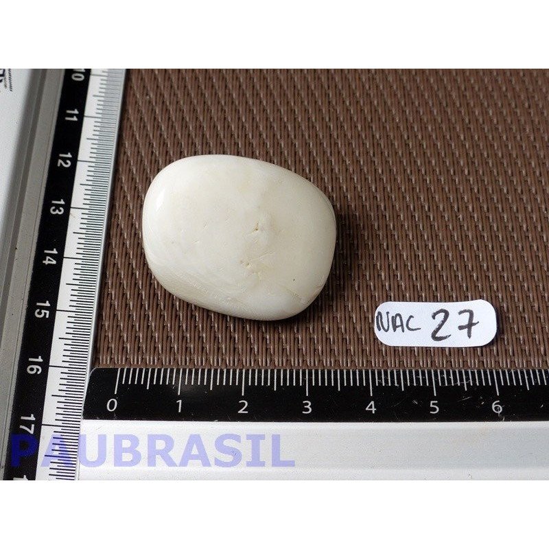 Nacre blanche en Pierre Roulée 23gr