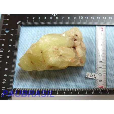 Quartz Soufre du Brésil en pierre brute 317gr