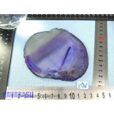 Tranche d agate teintée 131gr50