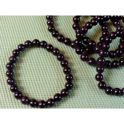 Bracelet Piémontite - Dragon Stone en perles de 8mm