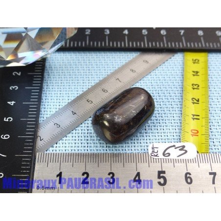 Rubis Rutile Inde Q Extra en pierre roulée 23gr
