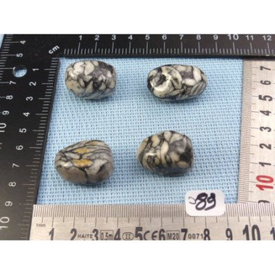 Pinolite Lot de 4 Pierres Roulées 73g | Minéraux Paubrasil