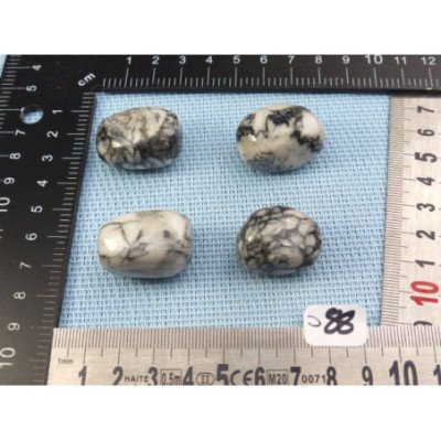Pinolite Lot de 4 Pierres Roulées 76g | Minéraux Paubrasil