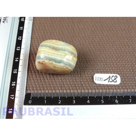 Aragonite bleue - Scheelite Q Extra en Pierre Roulée 26gr