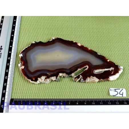 Tranche d agate chauffée de 99gr