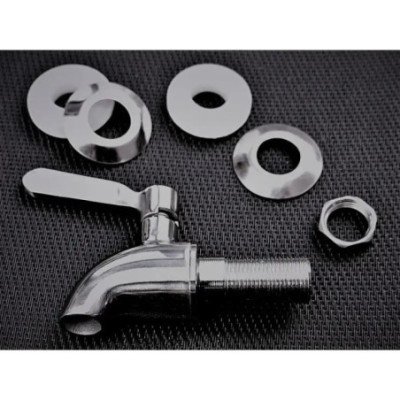 Robinet en inox pour fontaine filtrante stéfani en terre cuite