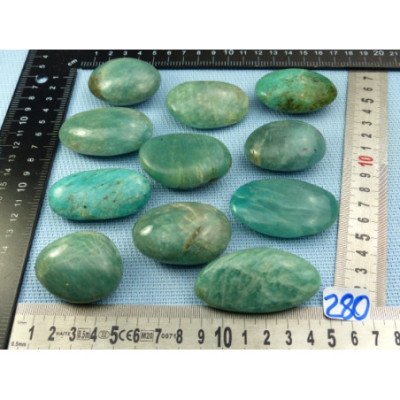 Amazonite Galet Poli à l unité de 42 à 48 gr | Minéraux Paubrasil
