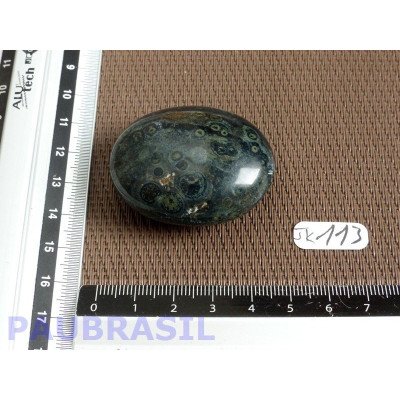 Jaspe Kambaba ou Crocodile savonnette polie 48g