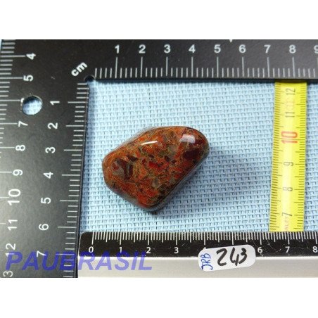 Jaspe Rouge Breschia en Pierre Roulée 40g