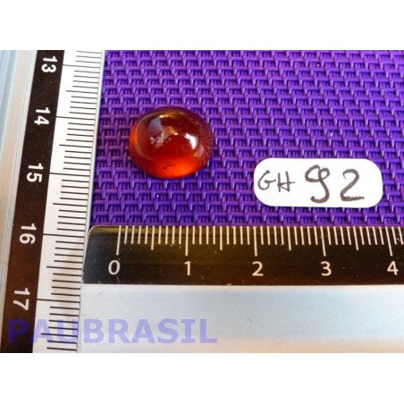 Cabochon Grenat Hessonite qualité Gemme 2gr10 Sri Lanka
