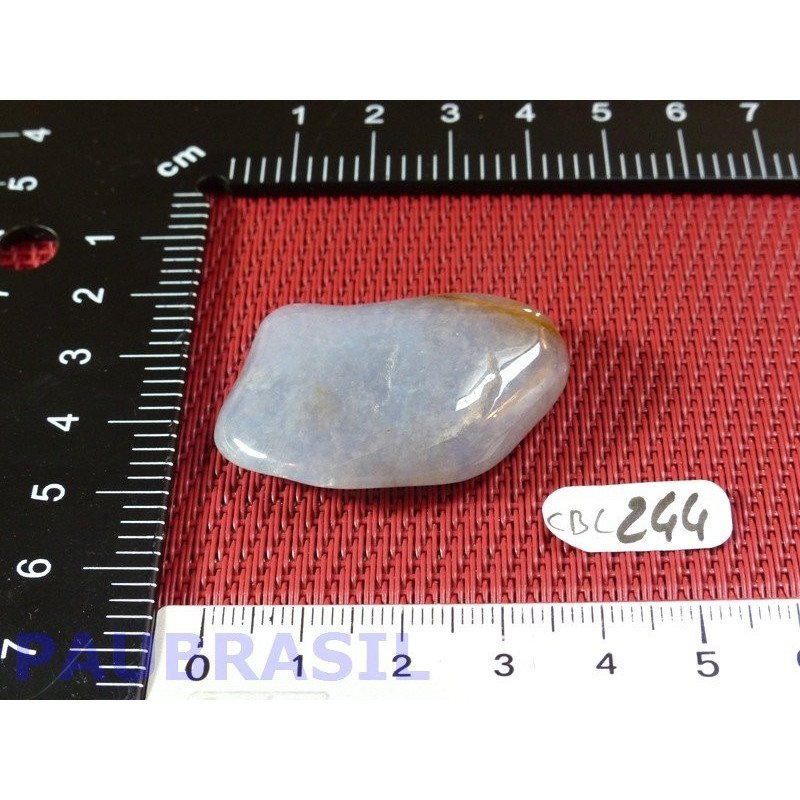 Calcedoine Bleue Pierre Roulée Q Extra 15g Namibie