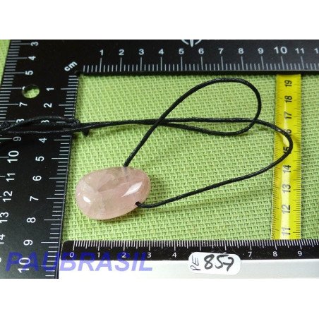 Pendentif en Quartz rose 14gr