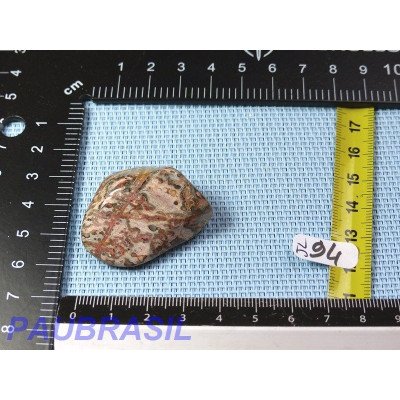 Jaspe leopard en pierre roulée de 18gr