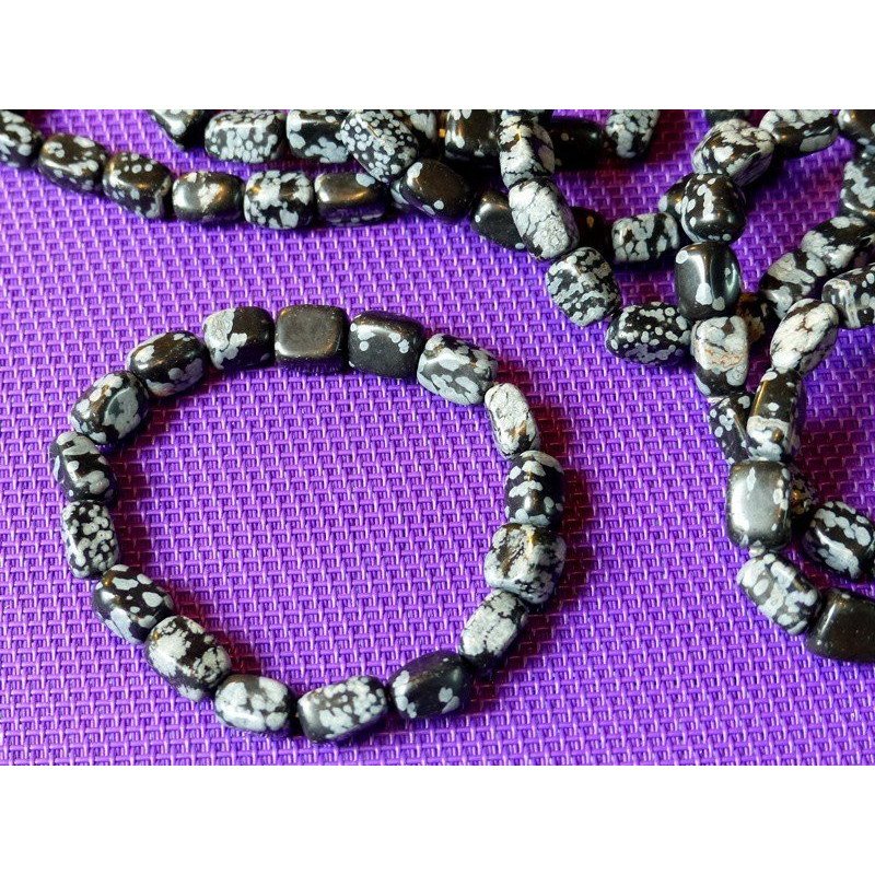 Bracelet Jaspe Leopard en pierres roulées